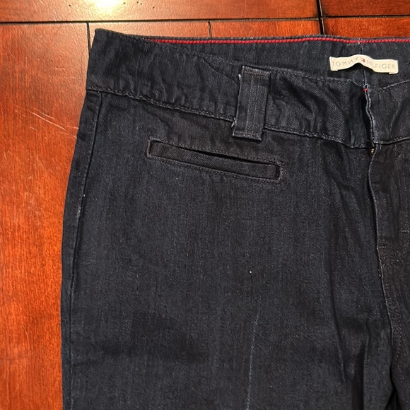 NWT Tommy Hilfiger Premium Denim Dark Blue Wash Boot Cut Jeans Size 14 Oct 2003 - Picture 5 of 16